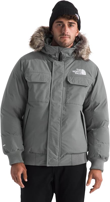 campera bomber McMurdo para hombre | Impermeable, aislamiento de plumas de aves acuáticas, campera con capucha