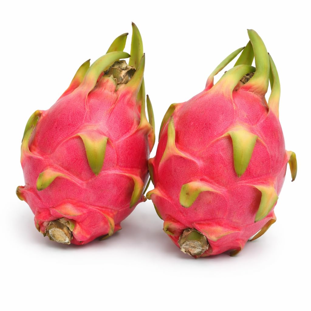 Fresh White Dragon Fruit (Pitaya), 2 Count – Sweet & Juicy Tropical Fruit