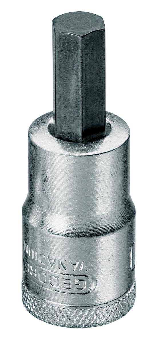 GEDORE Steckschlüsselsatz, Set 27tlg, 6-/12-kant, 1/2 Zoll, 10-30mm, Werkzeug, Knarre Umschalthebel, für KFZ, D19 IMU 10