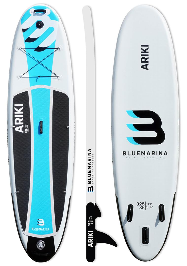 Bluemarina Stand Up Paddling Board Ariki | SUP - 𝟓 𝐉𝐀𝐇𝐑𝐄 𝐆𝐀𝐑𝐀𝐍𝐓𝐈𝐄 - SUP Board - Stand Up Paddle - Standup Paddle Board - Surfbrett | 305x76x13,5cm | 325x86x16,5cm