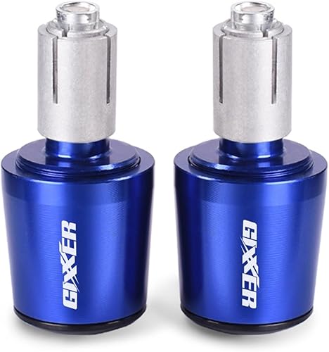 Motocicleta motocicleta manillar peso final manillar Grips Cap anti vibración Silder Plug para Suzuki Gixxer 150sf 250sf 155 accesorios mango extremo