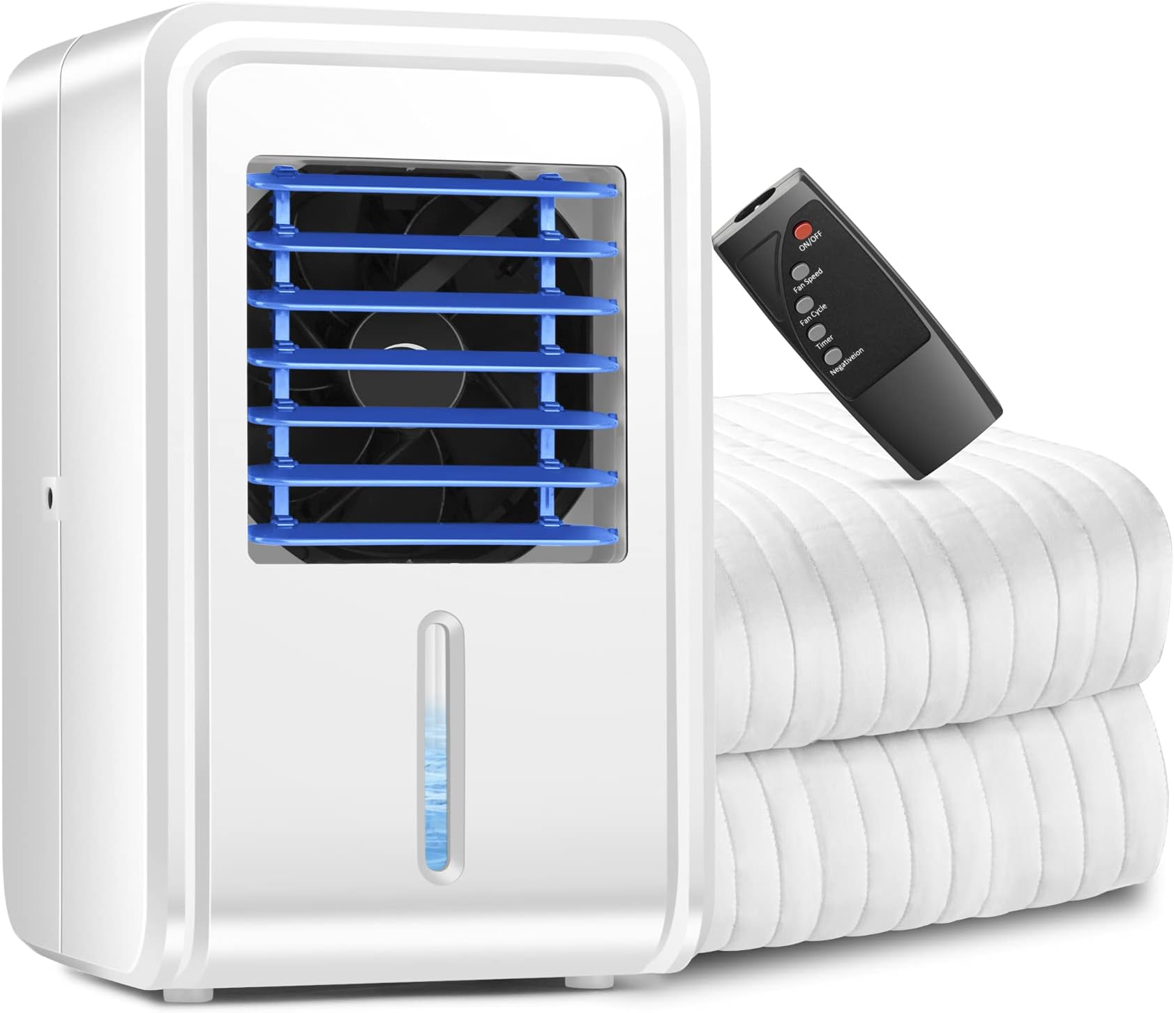 2024 Updated Mattress Cooling Pad for Night Sweats, Water Cooling System Ideal for Hot Sleepers, 100% Cotton, 75” L x 39” W