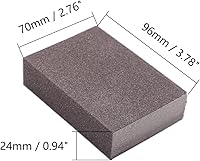 Vista 3 de Bloques de lijado, bloques de esponja de lijado 400-600 granos de grano medio, almohadilla de bloque para cocina, metal, paneles de yeso, madera