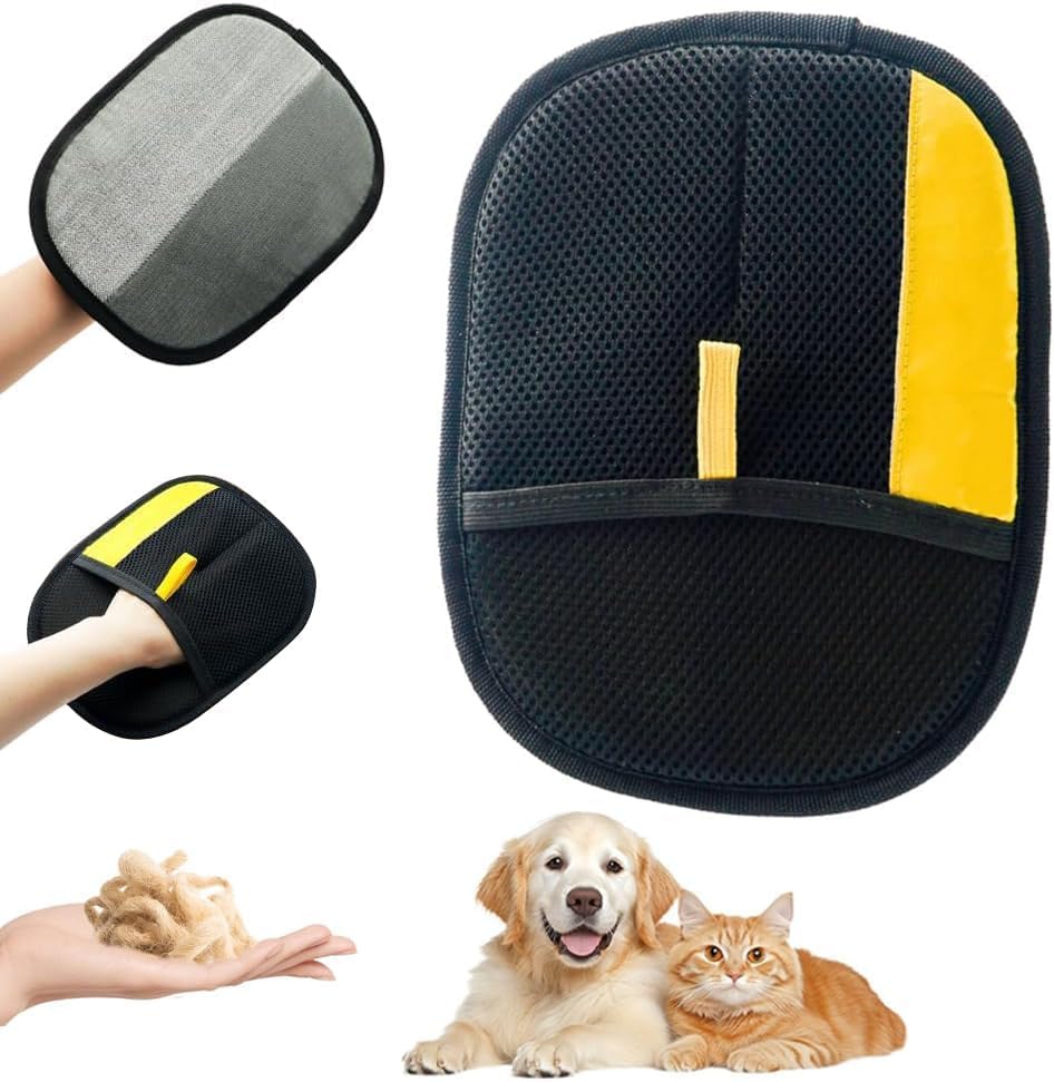 Image of 2025 New Upgrade Pet Hair Removal Glove for Cats & Dogs, Efficient Grooming Gloves for Pet Hair, Cat Grooming Gloves for Hair Removal, Reusable Pet Hair Remover Glove