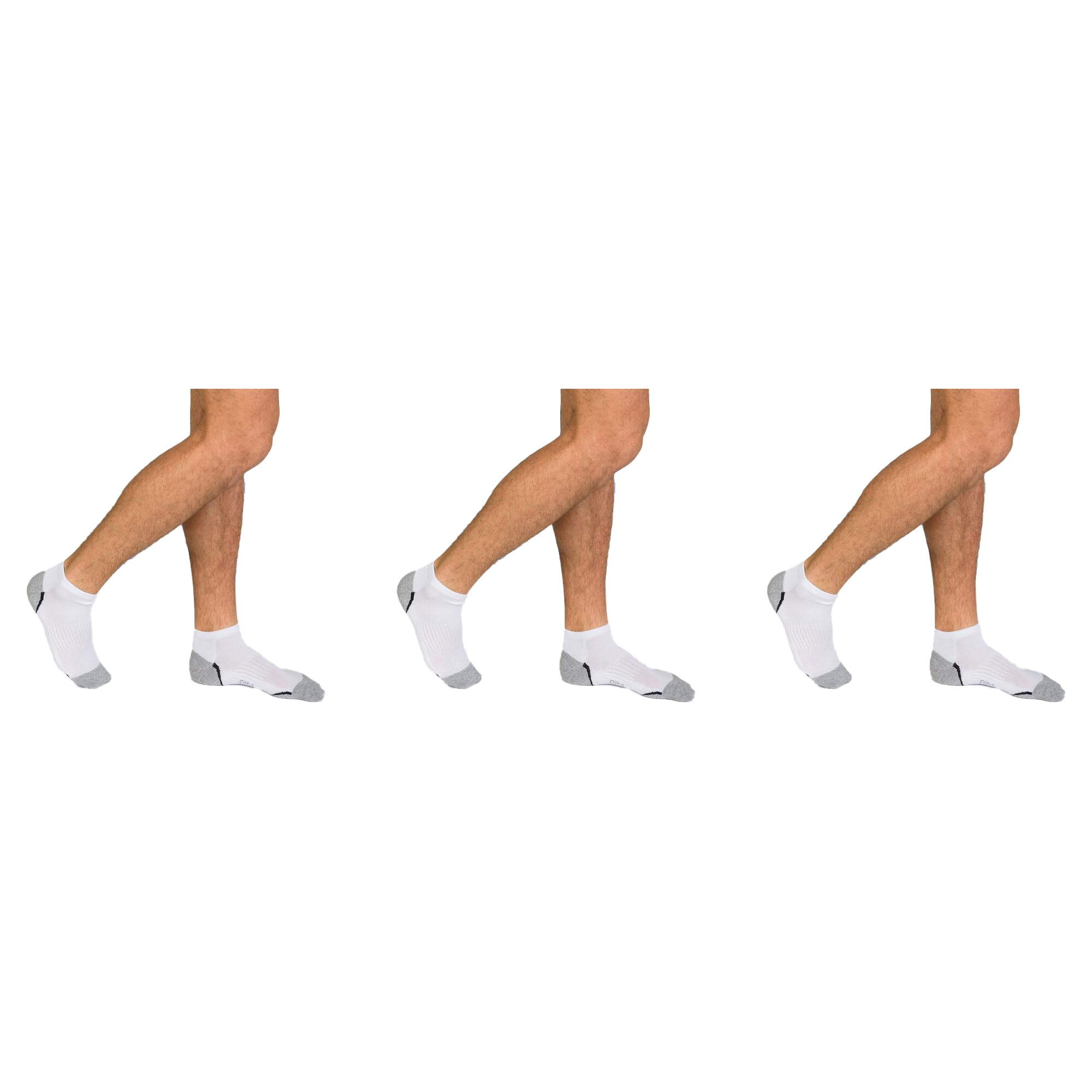 DIM SPORT IN-SHOE 3x - Men's sports socks 3 pairs - white