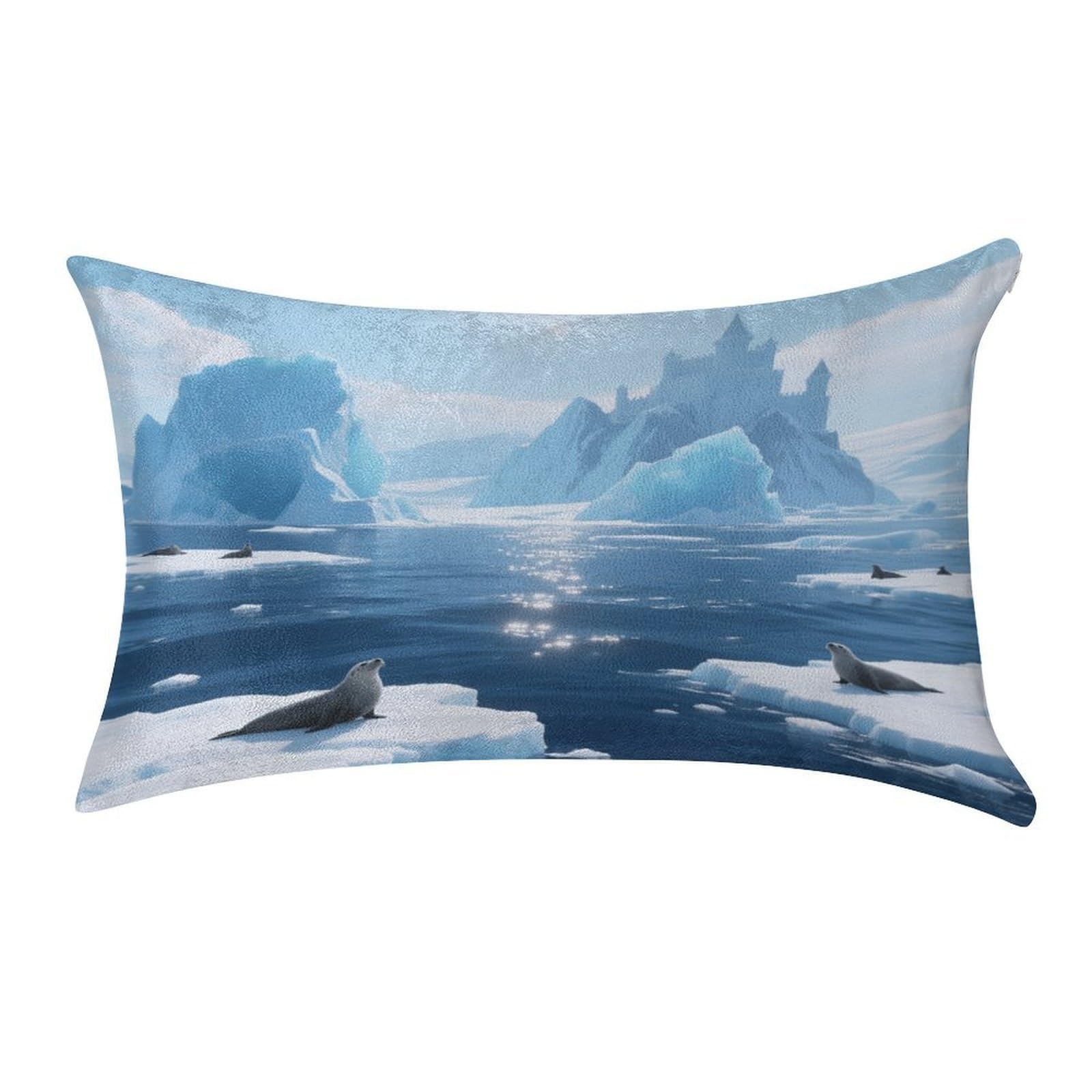 Fekiloot Style Iceberg Ocean Pillow Covers Home Decor Pillow Cases