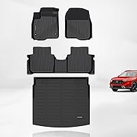 Vista 23 de KELCSEECS - Tapetes de piso y forro de carga para auto