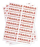 160 autocollants Fragile – Poignée avec les étiquettes d'entretien Grand
