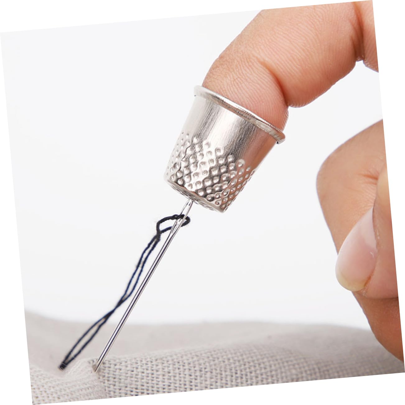 Veemoon 150piezas Metal Thimble Vintage Para Protección De Dedos Manualidades Accesorios De Costura y Quilting