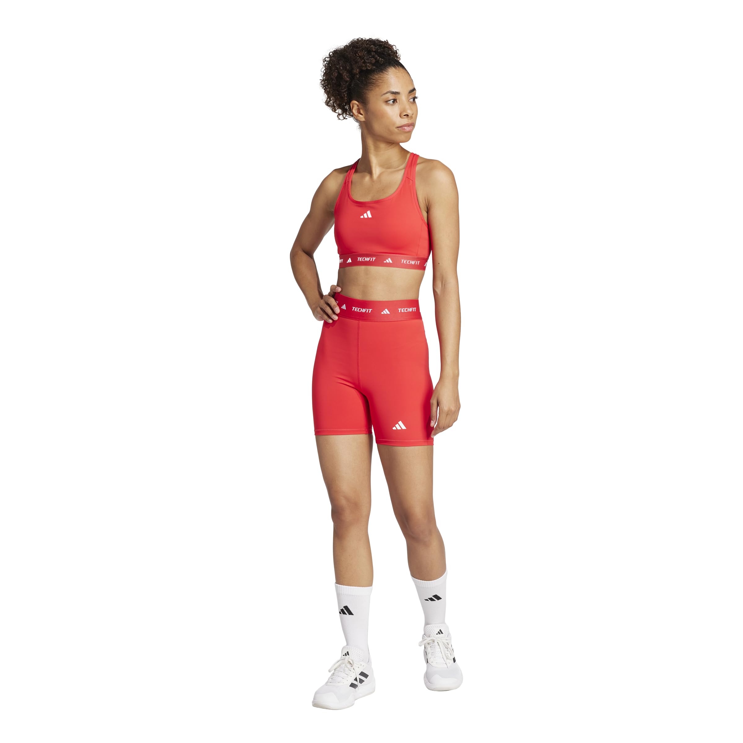 adidas Techfit Training Short Leggings - Shorty Kobiety