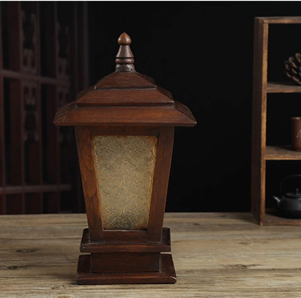 Outdoor Lighting, Solid Wood Stigma Garden Lights, Landscape Garden Lighting, Rainproof Floor Lamp