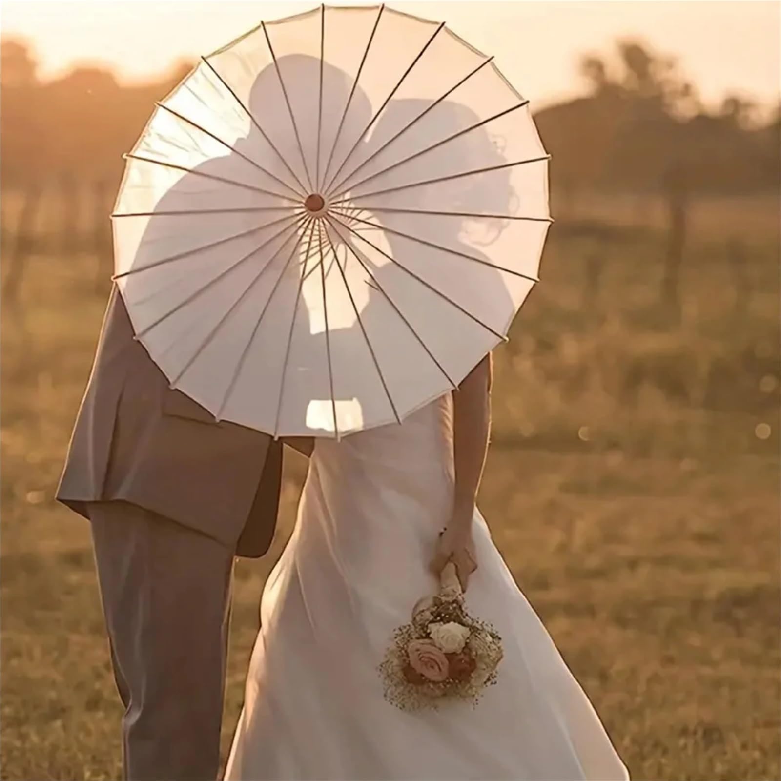 60 cm DIY Ölpapier Regenschirm handgemachter Papierschirm Fotografie Requisiten Dekorativer chinesischer Sonnenschirm for Hochzeitsfestdekor Für die Hochzeit