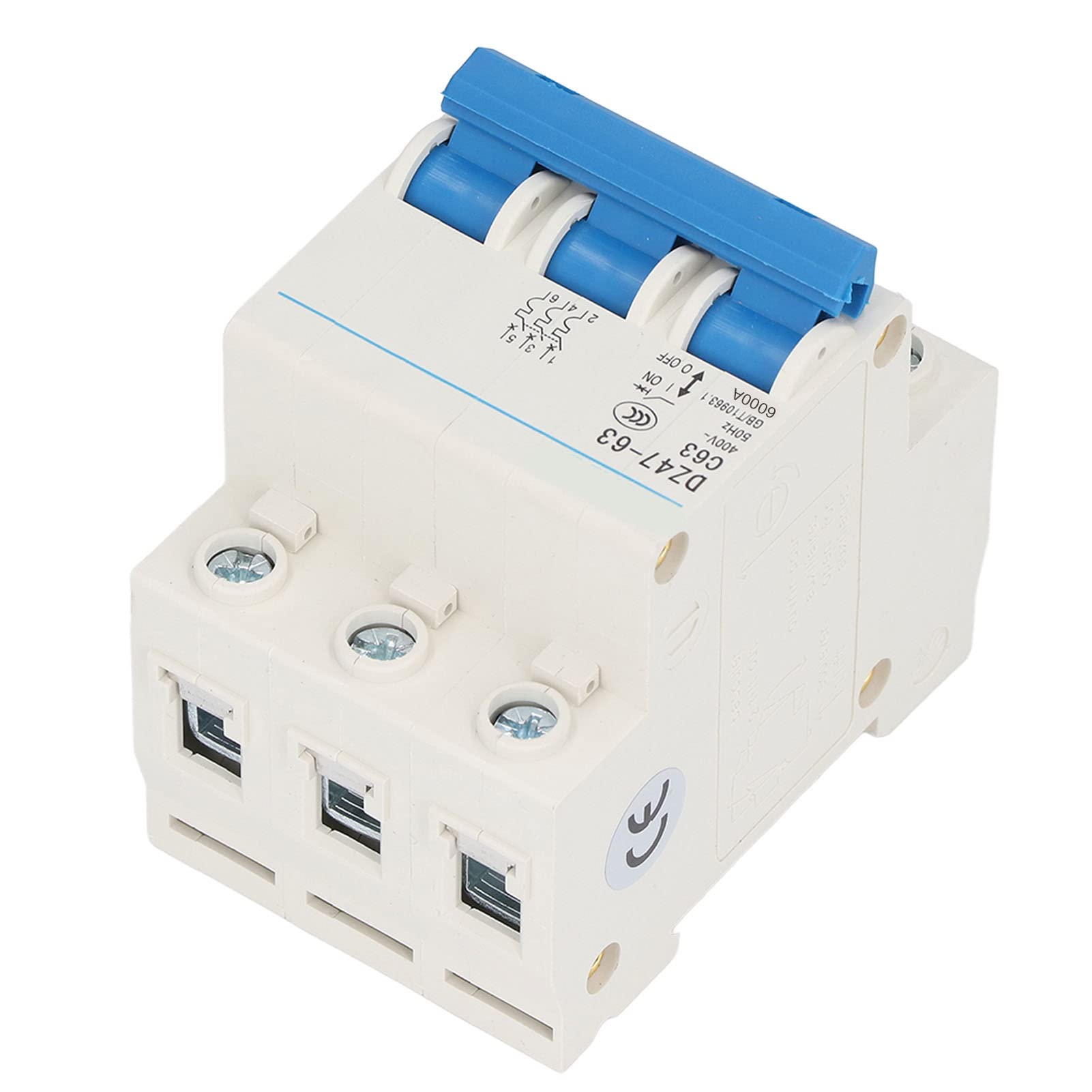 Disjoncteur miniature 3P 400V contre les surcharges dans les bâtiments résidentiels