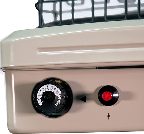 Miniatura 4 de WORLD MKTG OF AMERICAIMPORT KWN211 - Calentador de pared de gas de 2 placas, 12000 BTU, color gris