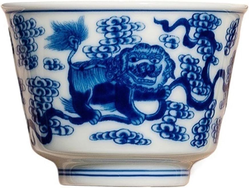 GSOUL Kungfu Tea cup Creative Handmade Small Teacup Host Cup Personal Ceramic Antique Drinking Water Small Tea Cups