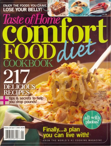 Taste Of Home, Comfort Food Diet Cookbook, Special 2008 Issue #TOP8