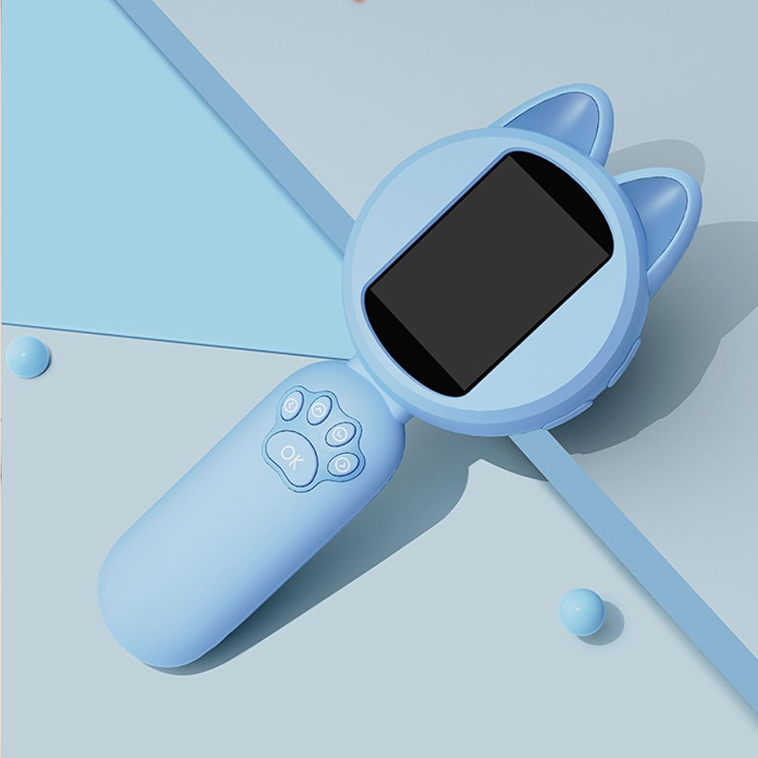 キッズ顕微鏡 HD IPS スクリーン、ポータブル手持ち虫眼鏡、3 ギア LED ライトの明るさ 2 インチスクリーンと 8 つの調