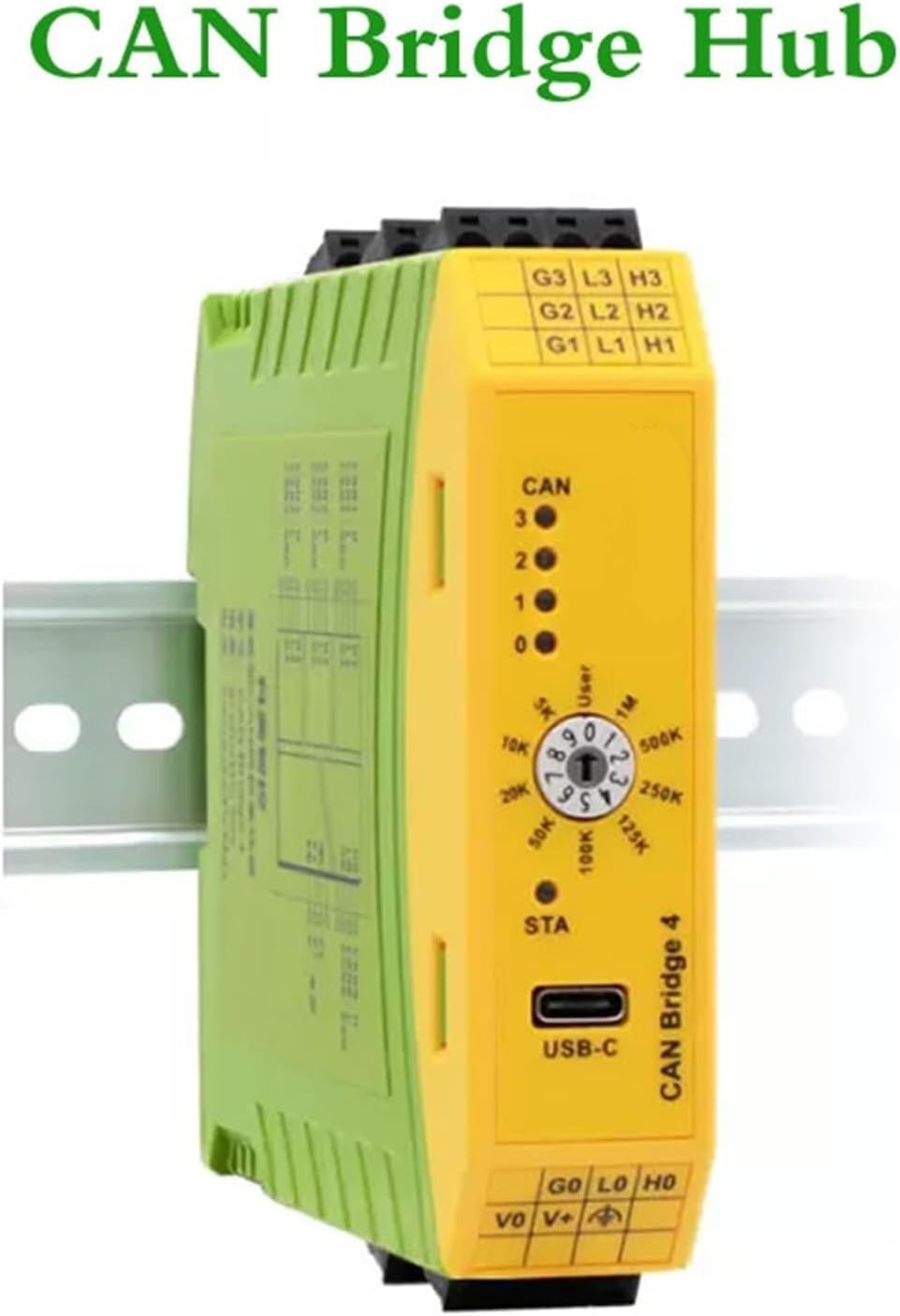 CAN Bridge 4 Bus Hub Splitter Sharer 1 in 3 Out 4 Ports CAN Hub