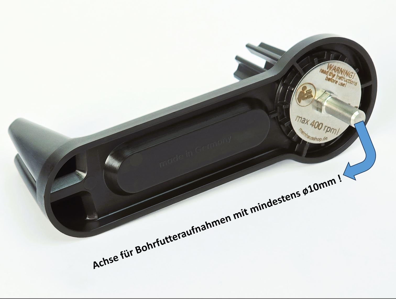 Spanngurtaufroller für Akkuschrauber 10 mm Bohrfutterspannweite