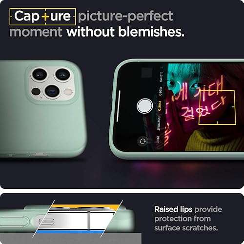 Miniatura 6 de Spigen Funda delgada diseñada para iPhone 12  iPhone 12 Pro (2020), color menta