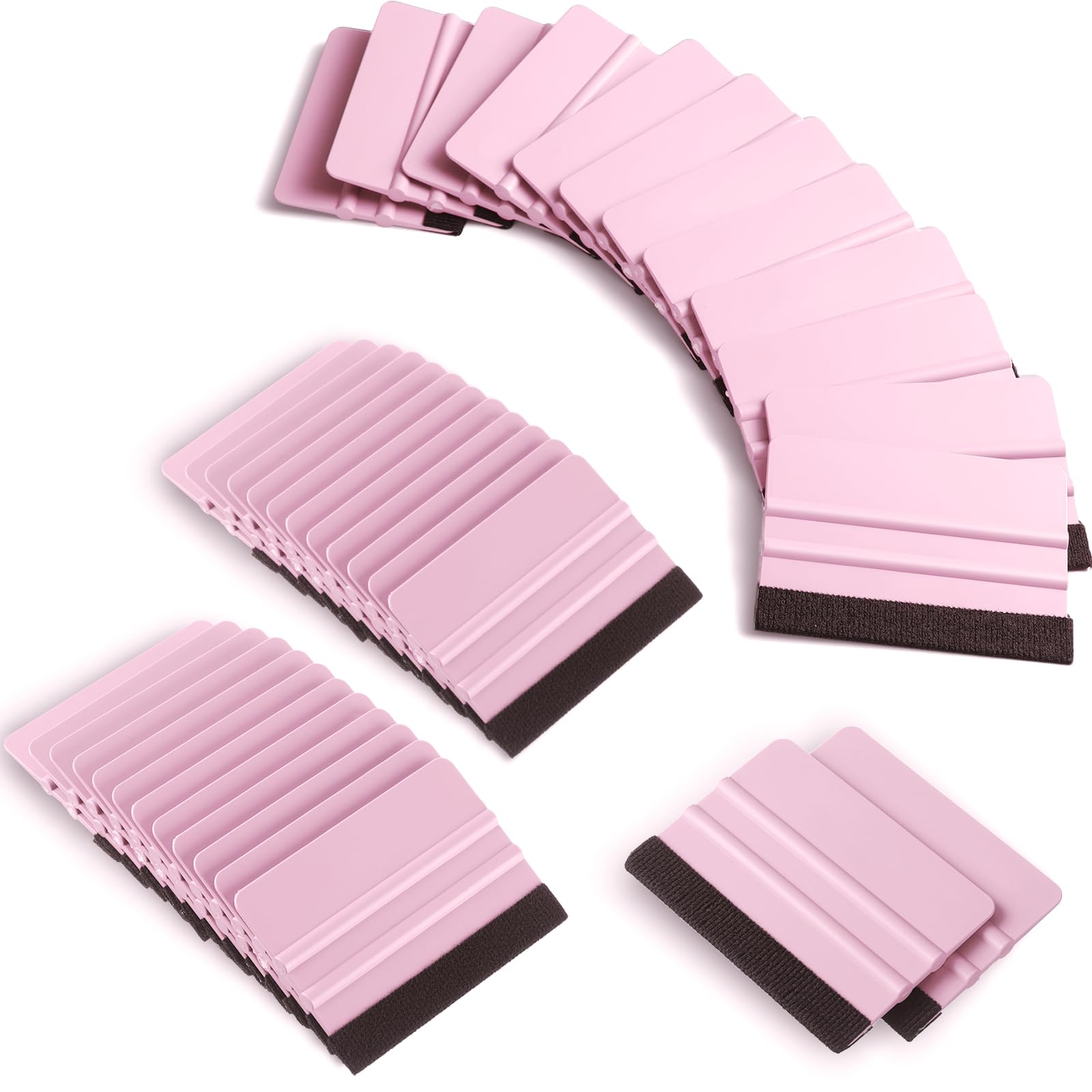 24 Pcs Squeegee for Vinyl Decal, Pink