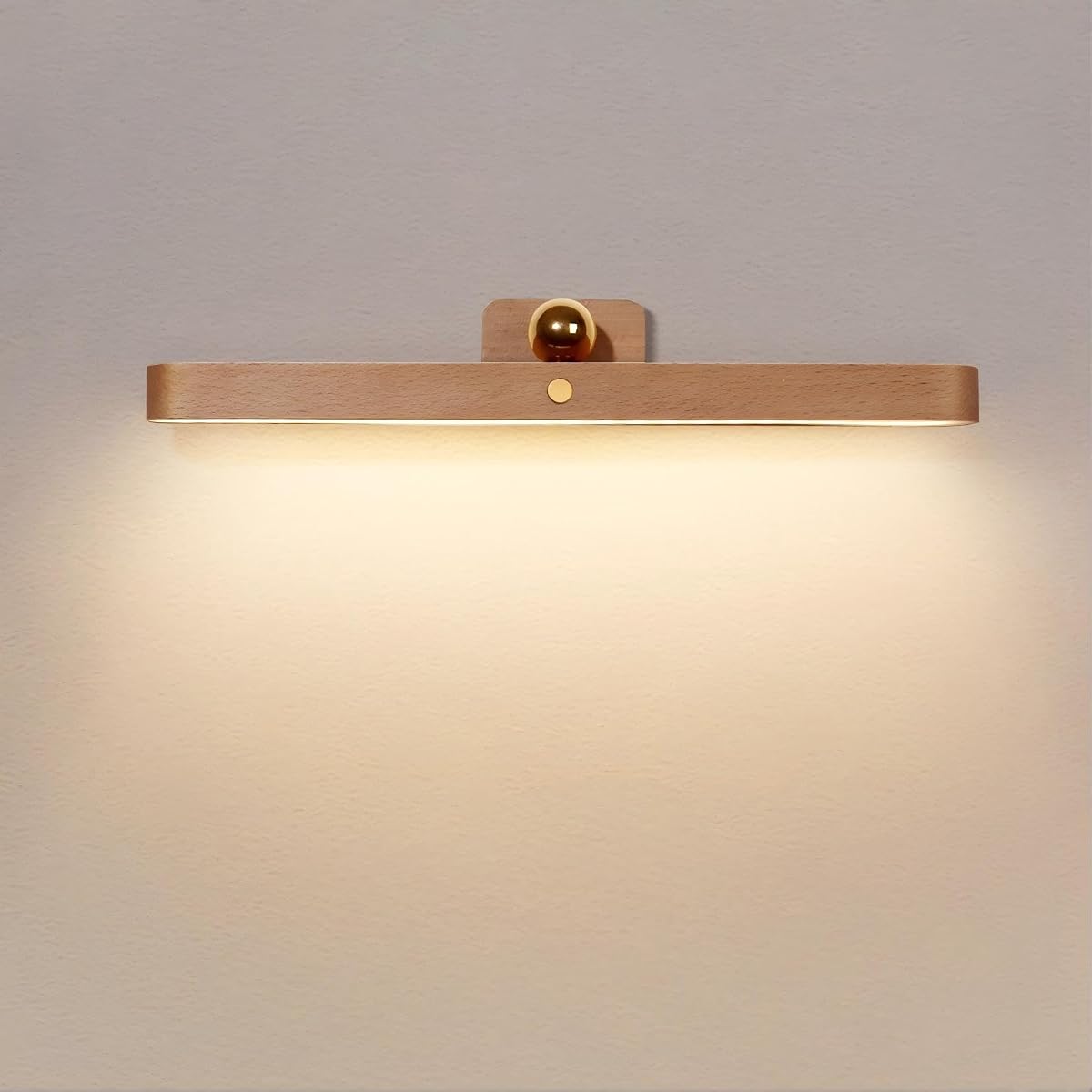 HBGFHG Led 360 Rotatable Magnetic Battery Operated Wall Lights USB Rechargeable
