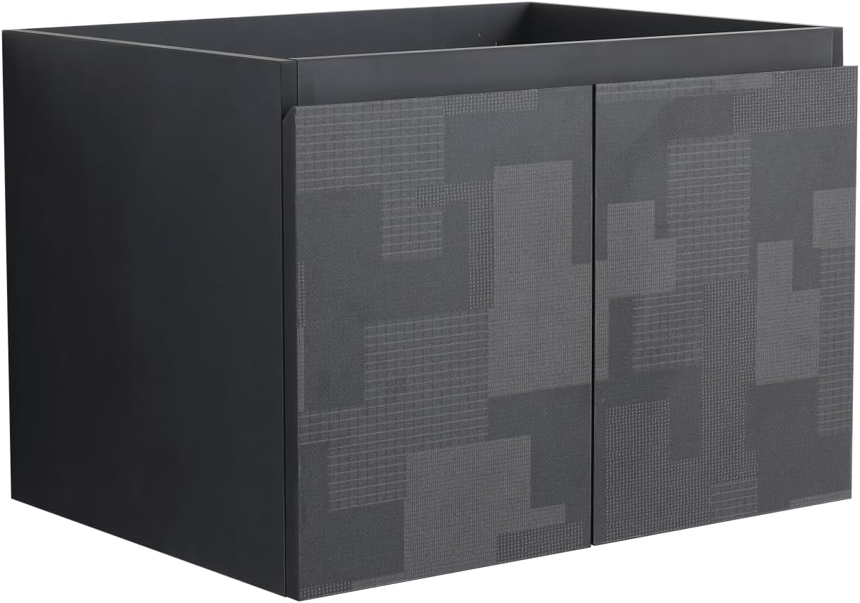 Bathroom Cabinet Door Panel Black Plywood Unique Artistic Color Suitable for Bathrooms, Kitchens, Storage Rooms Versatile Design