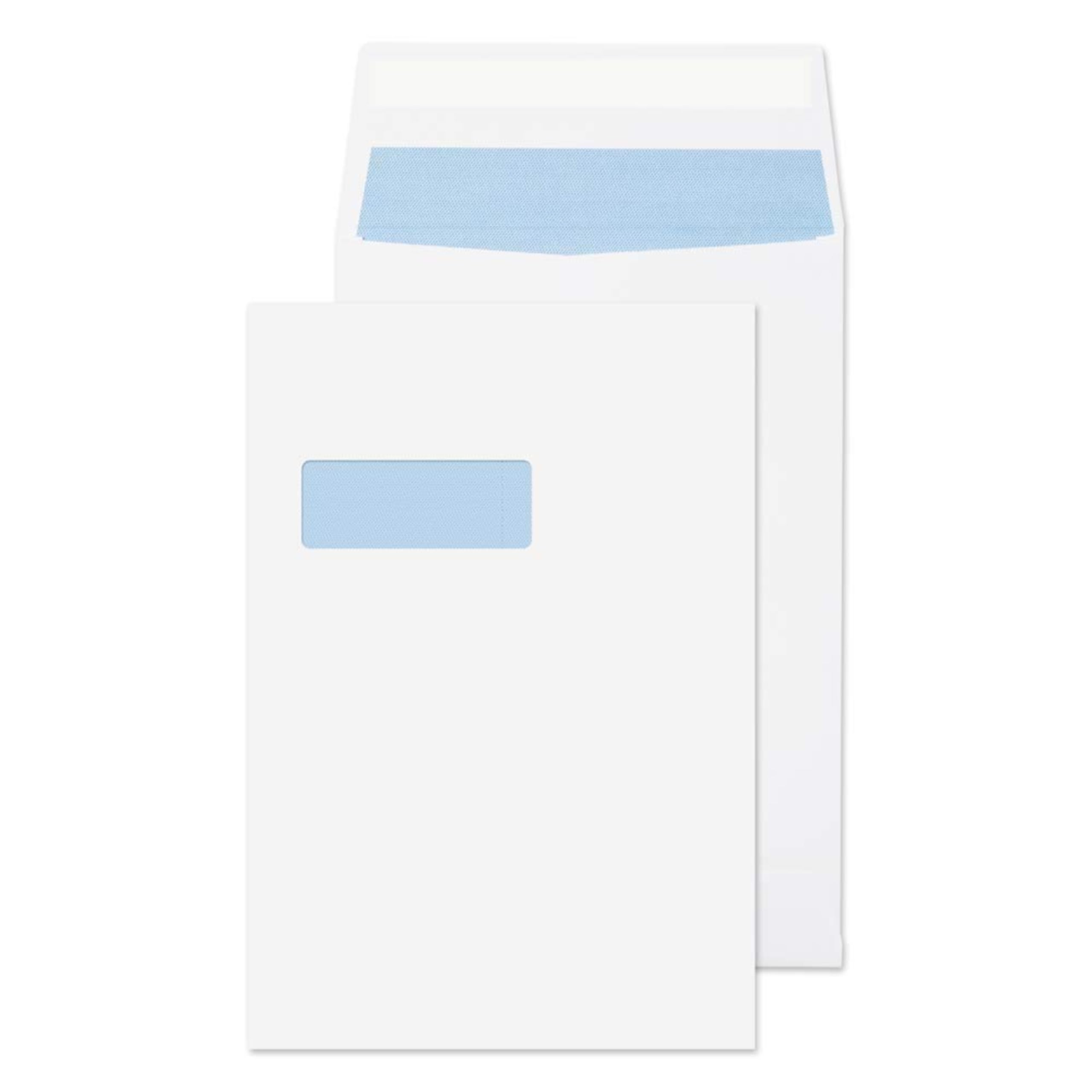 ValueX Everyday Envelopes C4 White Pocket Window Peel and Seal 25mm
