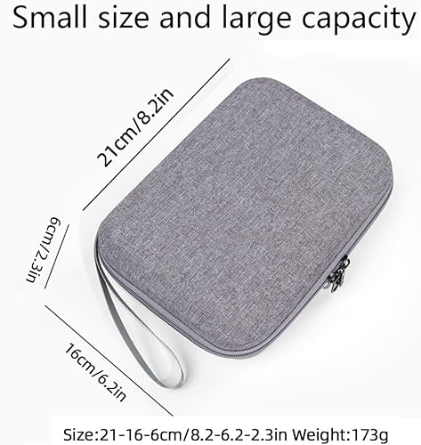 Miniatura 7 de Estuche rígido de transporte para DJI Osmo Pocket 3, estuche de almacenamiento portátil Funda protectora de viaje para DJI Pocket 3 Accesorios (gris