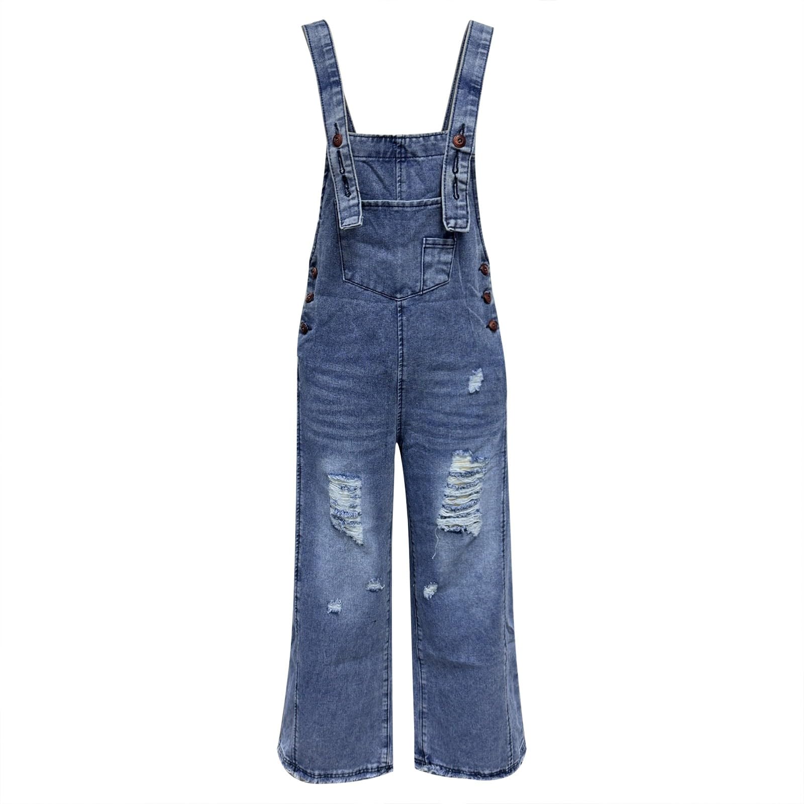 Peto Mujer Vaquero Mono Largo Disfraz Invierno Primavera Tejanos Vestir Monos Ligero Trabajo Jumpsuit Algodón Pantalones Casual para