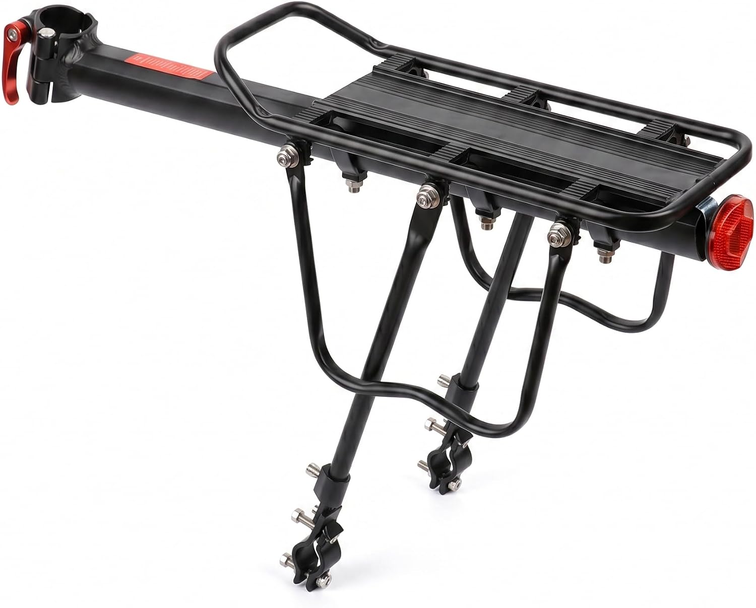 Rear Bike Rack - Aluminum Alloy Bike Rear Rack, Quick Release Bike Cargo Rack for Mountain & Road Bikes, Bike Accessories