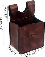 Vista 4 de TOURBON Bolsa de cuero para munición de tiro en la cintura, bolsa de concha de escopeta con 2 balas Loop