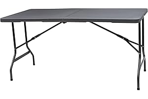 IndestrucTable Center-Folding Table: The Ultimate Iceberg Folding Table