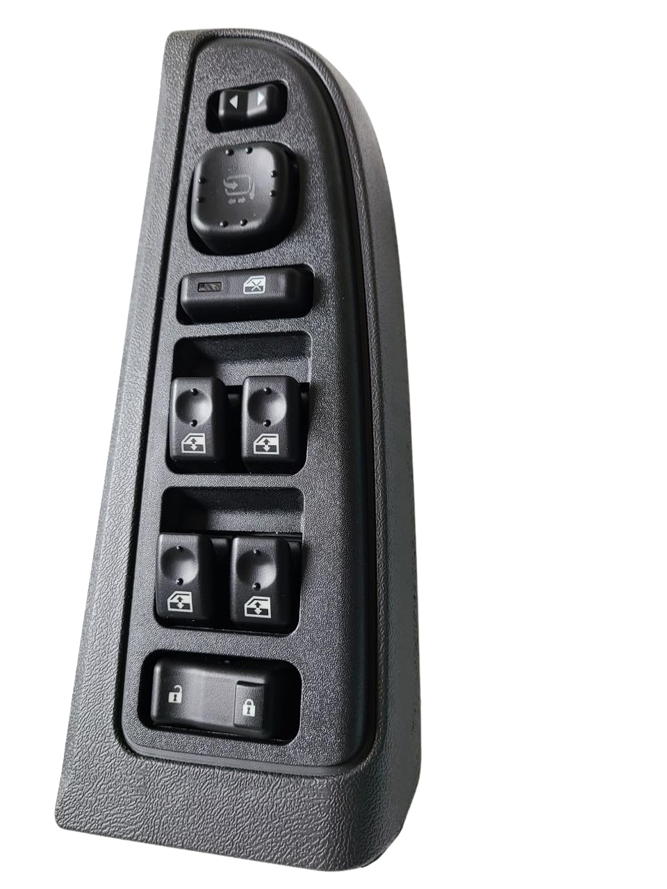 SWITCHDOCTOR Window Master Switch & Dark Gray Bezel Assembly for 2003-2006 Silverado, Suburban, Sierra, Tahoe, Avalanche, and Yukon (Dark Pewter, 15883319, 15883320, 15883321, Correct Bezel Color)