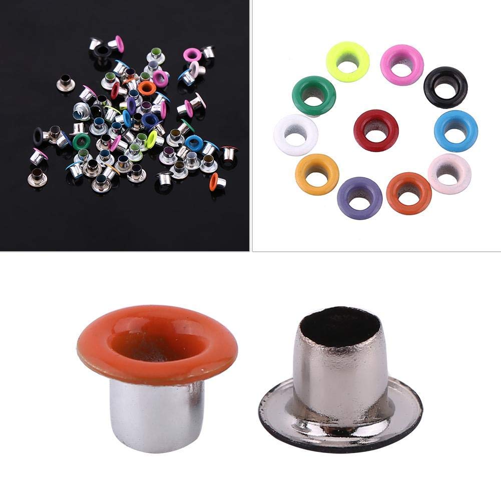 500 Pz Occhielli In Metallo 3mm Rotondi Per Scrapbooking Card Making Craft E Occhielli Caldi In Pelle