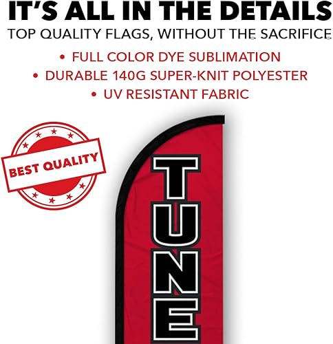 Miniatura 3 de Tune Ups - Bandera publicitaria sin viento, perfecta para mecánicos, tiendas de automóviles, concesionarios, talleres de reparación de automóviles