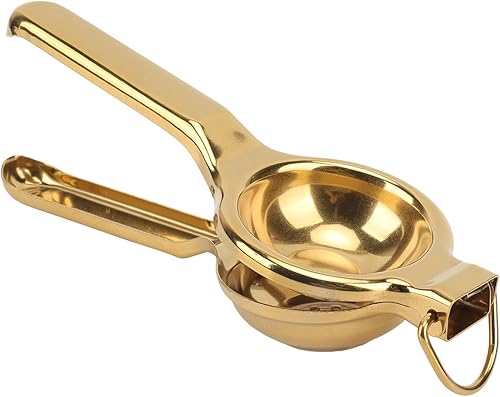 Exprimidor manual, de acero inoxidable, exprimidor de frutas, exprimidor de mano de cítricos para máxima extracción para limones, lima, naranja