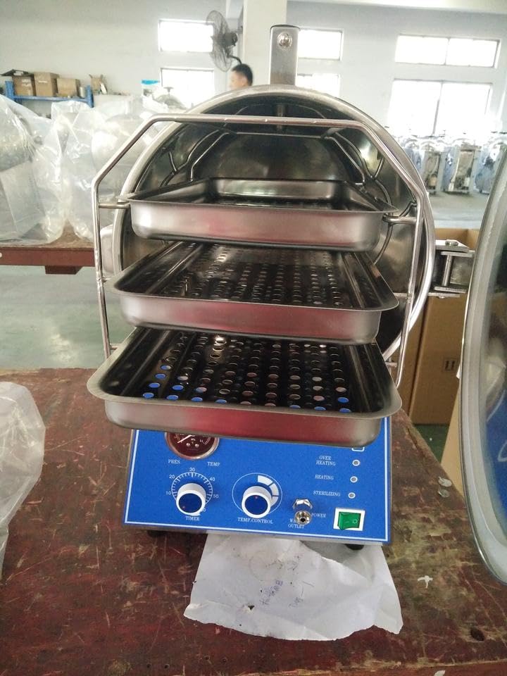 24L Automatically Table Top Pressure Steam Autoclave Sterilizer US Stock
