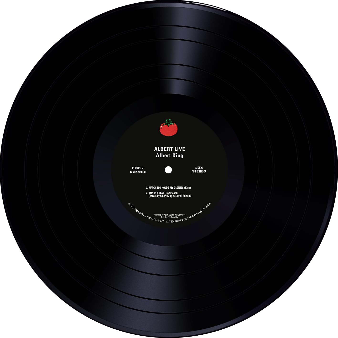 Albert Live Tomato Records Blanco Y Negro 2LP