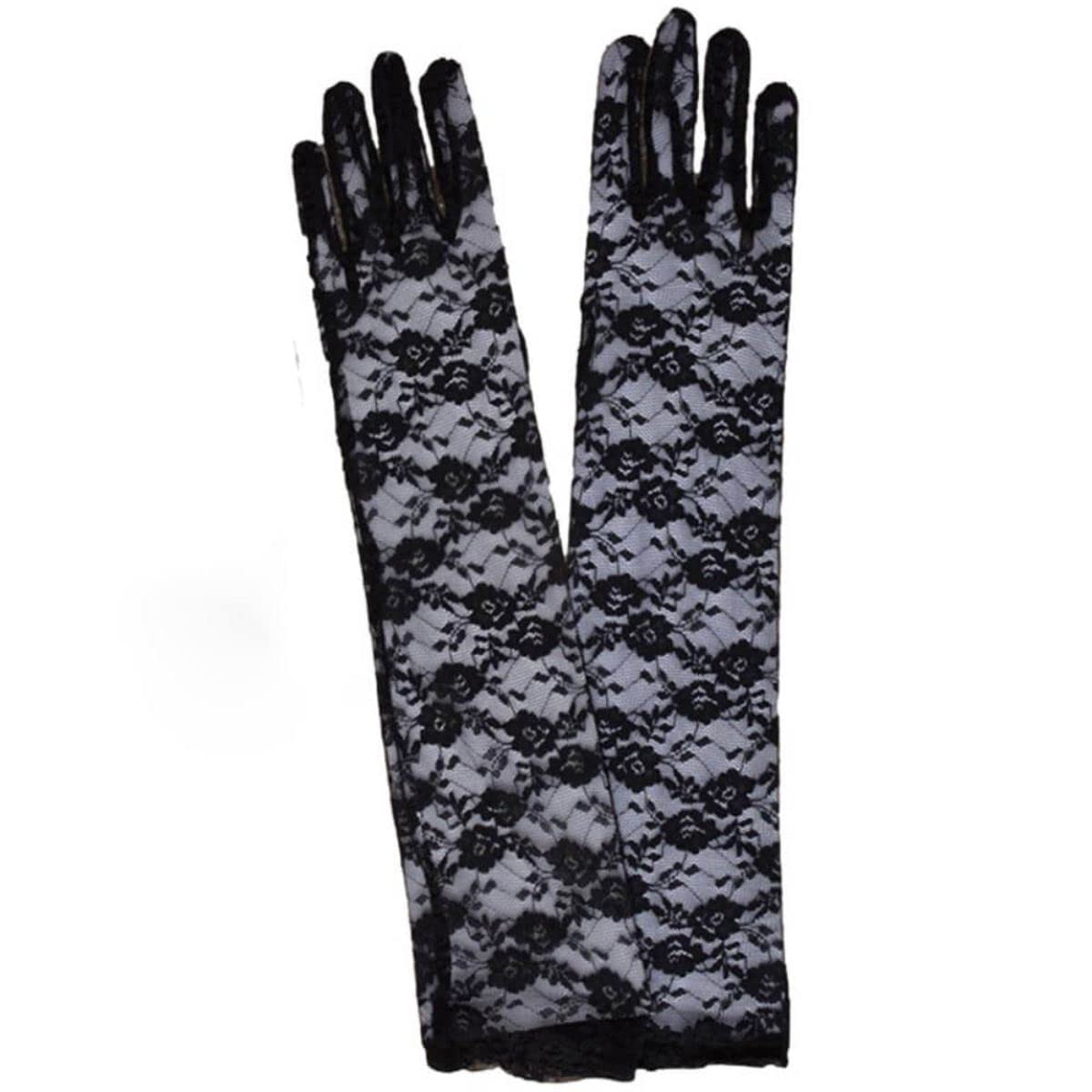 Ro Rox Full Length Gloves Delicate Lace Long Vintage Gothic Rockabilly