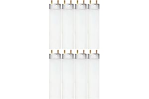 (case of 8) GE 15489 Fluorescent T8, 25-watt Tube Light Bulb, 36-inch,...