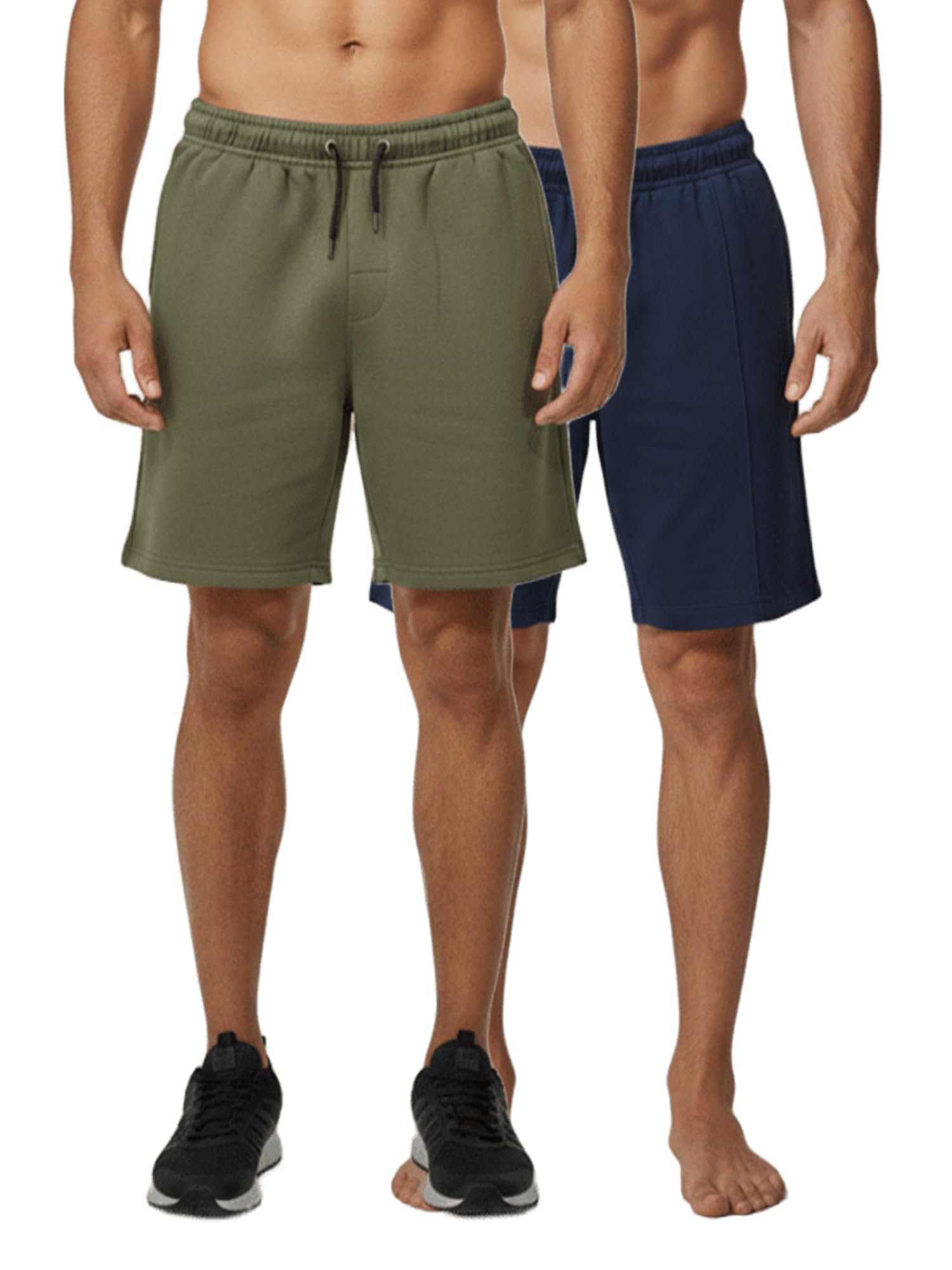 easy fit cotton blend pack of 1 solid men's shorts
