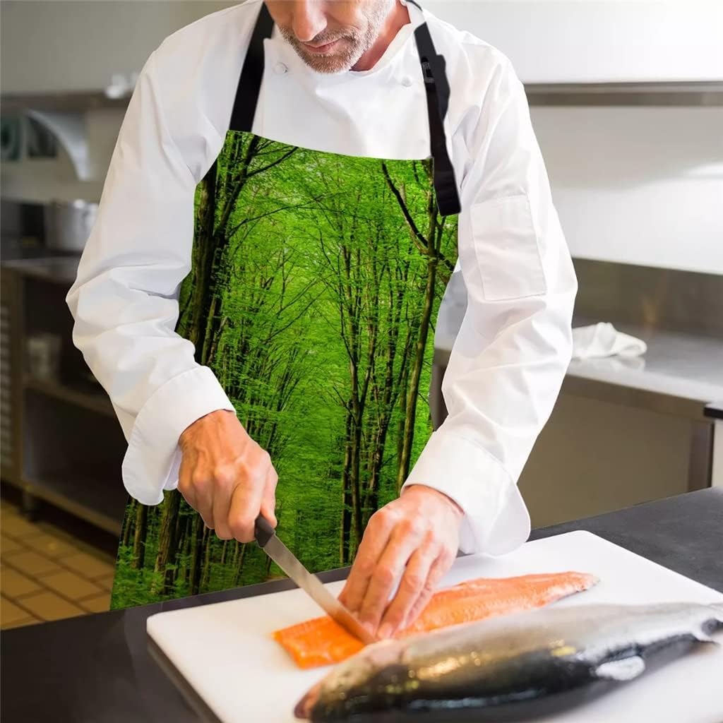 Aprons for Women Men Kid Cooking Baking Apron Kitchen Utility Equipment Accessories