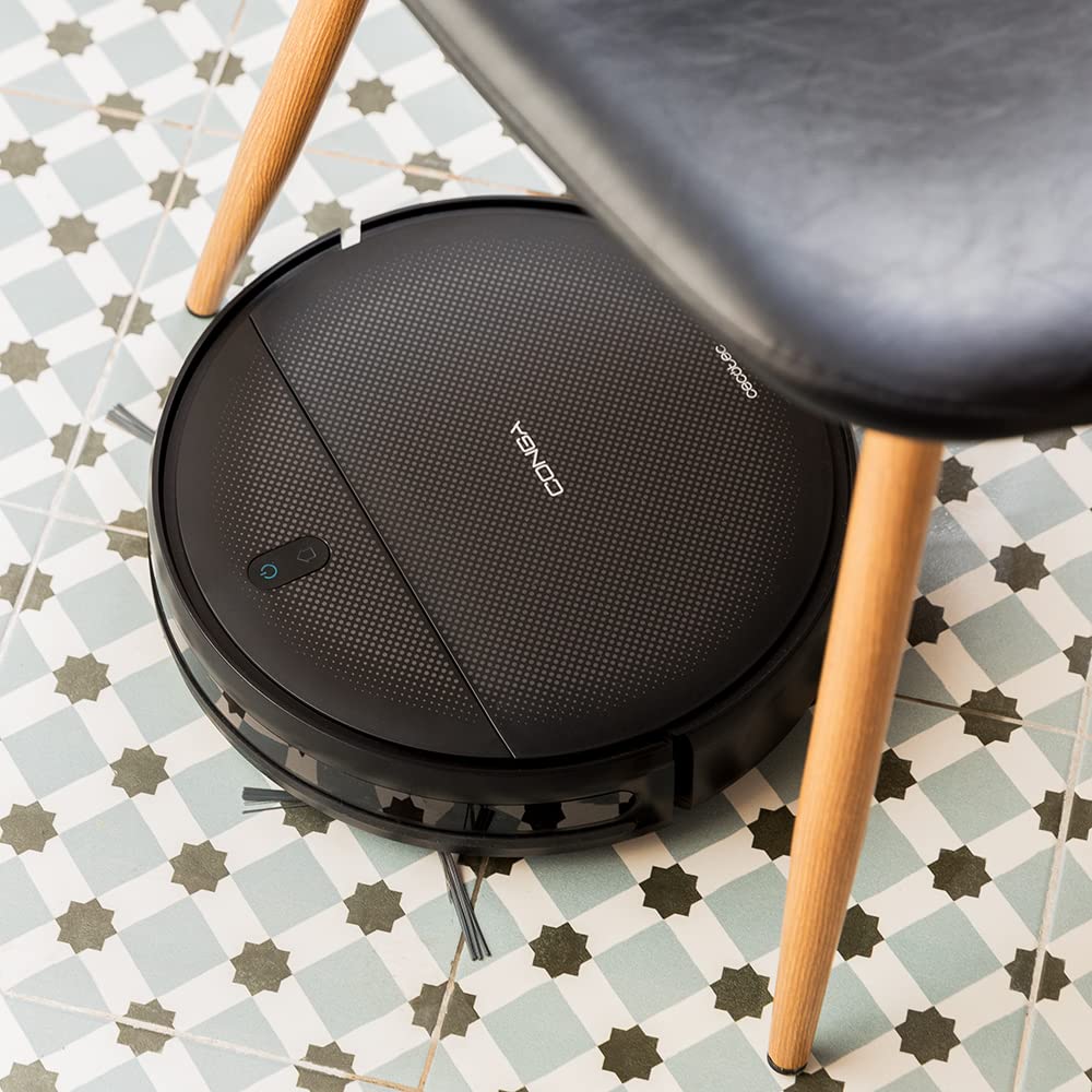 Cecotec Robot Aspirapolvere con Navigazione Giroscopica e App Conga M10 X-Treme. 2000Pa, Spazza, Aspira, Lava e Passa il Mocio, Autonomia 120min, Sensori Anticaduta e 2 Spazzole Laterali