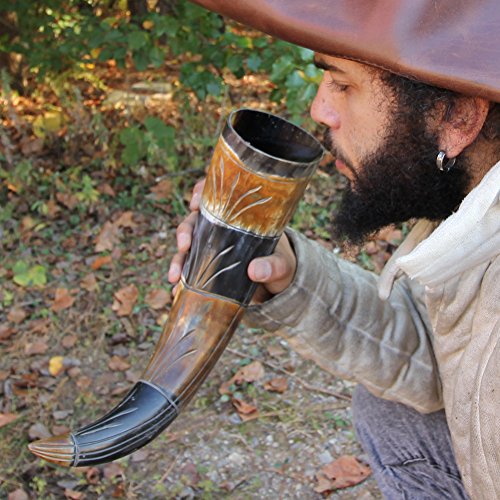 Medieval Mead Of Poetry Drinking Horn #TOP2