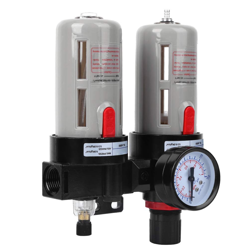 Separador de Agua y Aceite Equipo de Tratamiento Fuente Aire Manómetro para Suministros Industriales