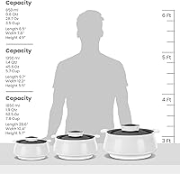 Vista 6 de Milton Cacerola para comida caliente, olla caliente de acero inoxidable con aislamiento de doble pared interior con tapa, caja para servir comida