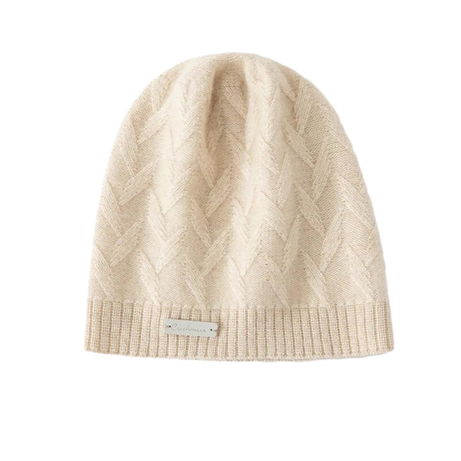 Kaszmirowa czapka beanie damska czapka zimowa miękka utrzymuje ciepło na co dzień kaszmirowa dzianinowa żakardowa czapka Skullies czapki