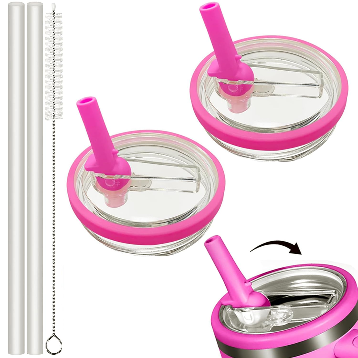 View 1 of 2 Pack HydroJug 40 oz Tumbler Lids