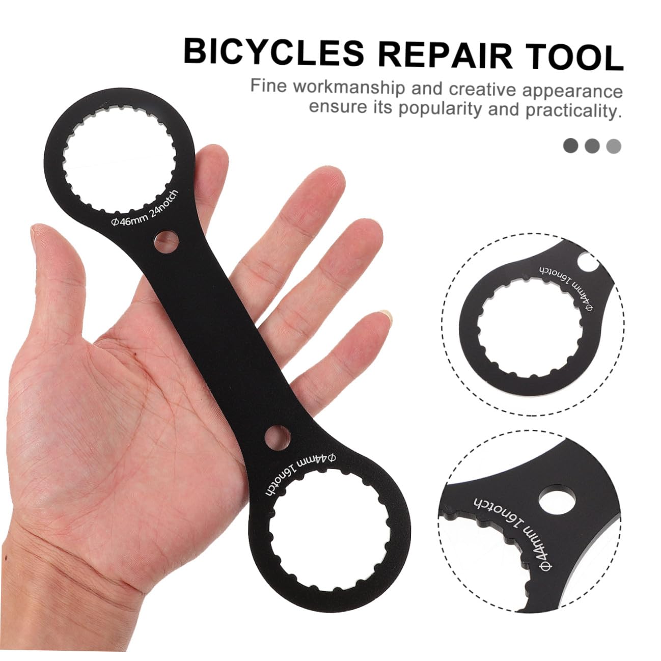 Yardwe 3piezas Herramienta De Reparación De Bicicleta De Bielas y De Eje De Fondo Herramienta Multifuncional para Montaje y Desmontaje De Bicicletas De Montaña y Carretera Diseño